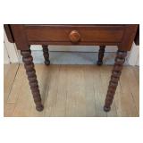 Vintage Wildwood Cherry Drop Leaf Side Table