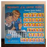 Vintage Presidents of the United States Molded Figurine Set