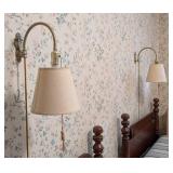 Pair of Vintage Metal Wall Mounted Lamps