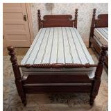 Pair of Vintage Cherry Twin Bed Frames