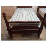 Pair of Vintage Cherry Twin Bed Frames