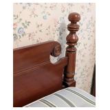 Pair of Vintage Cherry Twin Bed Frames