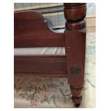 Pair of Vintage Cherry Twin Bed Frames