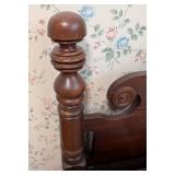 Pair of Vintage Cherry Twin Bed Frames