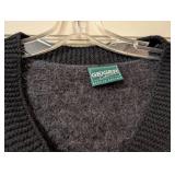Geiger Grey Wool Cardigan
