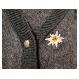 Geiger Grey Wool Cardigan