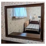 Vintage Ethan Allen Cherry Wood Mirrored Dresser