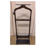 Vintage Mahogany Wood Valet