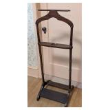 Vintage Mahogany Wood Valet