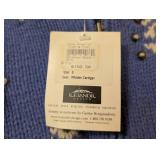 New Icelandic Blue Wool Cardigan