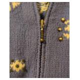 New Icelandic Blue Wool Cardigan