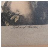 Beautifully Framed Portrait Prints of Madam Sophie and Victoire of France
