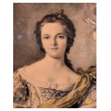 Beautifully Framed Portrait Prints of Madam Sophie and Victoire of France