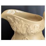 Vintage Ridgway Pan & Bacchus Drabware Pitcher