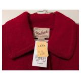 Woolrich Red Wool Vest Women