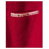 Woolrich Red Wool Vest Women