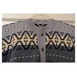 Vintage Knit Wool Cardigan Sweater