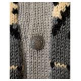 Vintage Knit Wool Cardigan Sweater
