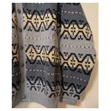 Vintage Knit Wool Cardigan Sweater