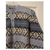 Vintage Knit Wool Cardigan Sweater