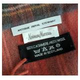 "Antique Royal Stewart" Plaid Cashmere Blend Scarf