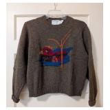Vintage Components by Susan Bristol Wool Duck Sweater