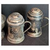 Assorted Vintage Solid Sterling Silver Salt and Pepper Shakers