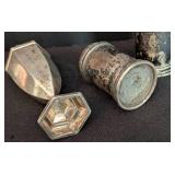 Assorted Vintage Solid Sterling Silver Salt and Pepper Shakers
