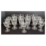 Vintage 1950s Seneca Glass Renaissance | Water or Wine Stems
