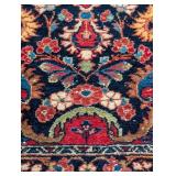 Vintage Red Wool Accent Rug