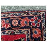 Vintage Red Wool Accent Rug