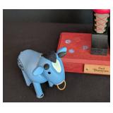 Numbered Paul Bunyan Blue Ox Steinbach Nutcracker / Ulbricht Paul Bunyan and Babe the Blue Ox