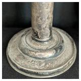 Vintage Sterling Silver Candleholder and Picture Frame
