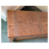 Large Vintage Wood Cedar Chest