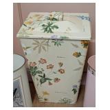 Vintage Waste Bins and Hamper