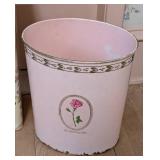 Vintage Waste Bins and Hamper