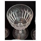 Vintage Crystal Wine Glass Set