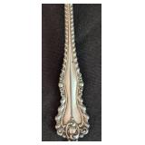 Pair of Large Sterling Silver Serving Spoons