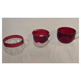 Varied Cranberry Glass Selection