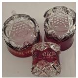 Varied Cranberry Glass Selection