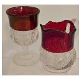 Varied Cranberry Glass Selection