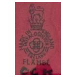 Rare Royal Doulton Flambe Lop Eared Rabbit, Vintage Royal Doulton Flambe Elephant, Vintage Royal Doulton Flambe Resting Duck Figurine