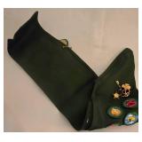 Vintage Girl Scout Sash & Camping Cutlery