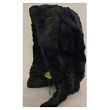 Vintage Faux Fur Hood & Muff Set