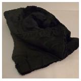 Vintage Faux Fur Hood & Muff Set