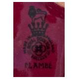 Rare Royal Doulton Flambe Lop Eared Rabbit, Vintage Royal Doulton Flambe Elephant, Vintage Royal Doulton Flambe Resting Duck Figurine