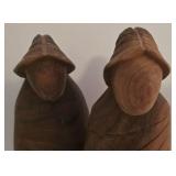 Vintage Ecuadorian Carved Wooden Figures