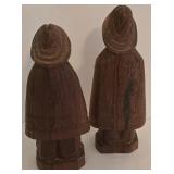 Vintage Ecuadorian Carved Wooden Figures