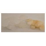 Collection of Carved Stone & Ceramic Bear Figures