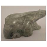 Collection of Carved Stone & Ceramic Bear Figures